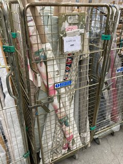 CAGE OF ASSORTED JOHN LEWIS & PARTNERS ROLLS OF FABRIC IN ASSORTED STYLES, SIZES AND DESIGNS (CAGE NOT INCLUDED): LOCATION - B4 (KERBSIDE PALLET DELIVERY)