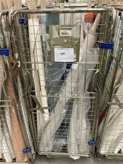 CAGE OF ASSORTED JOHN LEWIS & PARTNERS ROLLS OF FABRIC IN ASSORTED STYLES, SIZES AND DESIGNS (CAGE NOT INCLUDED): LOCATION - B4 (KERBSIDE PALLET DELIVERY)