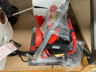 CLARKE ELECTRIC TILE CUTTER IN RED: LOCATION - BR11