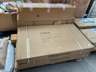 PALLET OF ASSORTED ITEMS TO INCLUDE ADEXA STAINLESS STEEL WORK TABLE WITH TUBE UNDERSHELF : MODEL WT70120GNU: LOCATION - B2 (KERBSIDE PALLET DELIVERY)