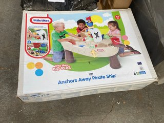 LITTLE TIKES ANCHORS AWAY PIRATE SHIP WATER TABLE CHILDRENS OUTDOOR PLAYSET: LOCATION - B6