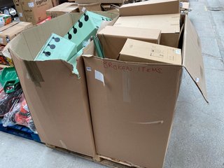 PALLET OF ASSORTED JOHN LEWIS & PARTNERS HOMEWARE AND LIGHTING ITEMS - SPARES AND REPAIRS ONLY: LOCATION - A1 (KERBSIDE PALLET DELIVERY)