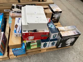 QTY OF ASSORTED SMALL DOMESTIC APPLIANCES TO INCLUDE SODASTREAM TERRA MEGA PACK SET AND CANON PIXMA WIRELESS PRINT HOME OFFICE PRINTER: LOCATION - A4