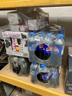 (COLLECTION ONLY) QTY OF ASSORTED DRINKS TO INCLUDE REGULAR PEPSI 500ML BOTTLES: LOCATION - BR8