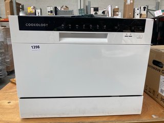 COOKOLOGY TABLETOP DISHWASHER: MODEL CTTD6WH - RRP £189: LOCATION - A6