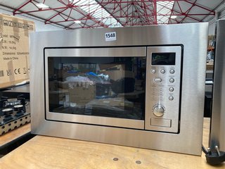 COOKOLOGY BUILT IN MICROWAVE OVEN: MODEL IIM20LSS - RRP £143: LOCATION - A8