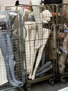 CAGE OF ASSORTED MANNEQUIN PARTS (CAGE NOT INCLUDED): LOCATION - B8 (KERBSIDE PALLET DELIVERY)