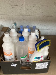 (COLLECTION ONLY) QTY OF ASSORTED CHEMICALS TO INCLUDE 6 X BAXTER STERILE WATER FOR IRRIGATION (PLEASE NOTE: 18+YEARS ONLY. ID MAY BE REQUIRED): LOCATION - BR23