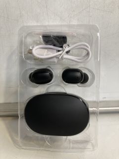 10 x A6S TRUE WIRELESS EARPHONES WITH CHARGE BOX IN BLACK