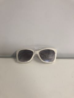 A BOX OF MARINE SUNGLASSES IN WHITE WITH GLASSES CASE