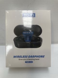 10 x XG-13 WIRELESS EARBUDS IN BLACK WITH CHARGING CASE