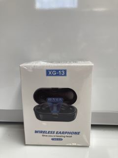 10 x XG-13 WIRELESS EARBUDS WITH CHARGING CASE IN BLACK