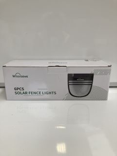 6 x 6 PIECES SOLAR FENCE LIGHTS