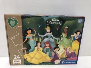 6 x CLEMENTONI DISNEY PRINCESS 24 MAXI PUZZLE