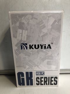 A KUYIA MINI PC DESKTOP CPU INTEL GEMINI LAKE PROCESSOR MEMORY 8GB STORAGE 128GB