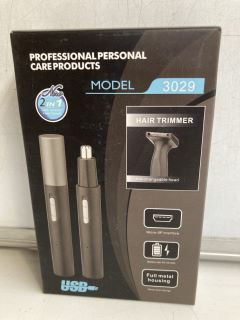 10 X PROFESSIONAL HAIR TRIMMER WITH ROTATION MICRO CUT STAINLESS STEEL CUTTING SYSTEM