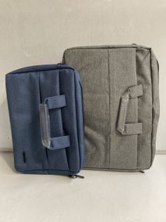 6 X LAPTOP CASES TO INCLUDE 4 BLUE & 2 GREY.