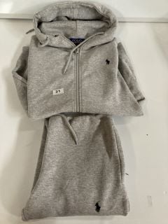 1 X POLO RALPH LAUREN TRACKSUIT GREY SIZE S