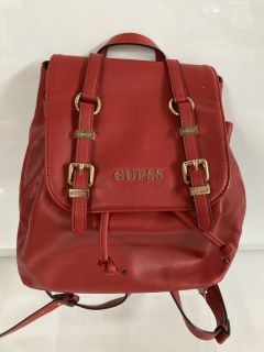 1 X GUESS RED BACKPACK