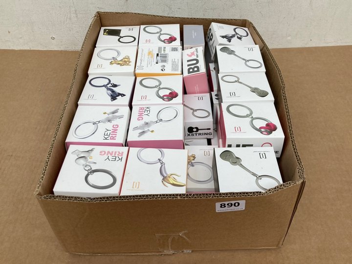 John Pye Auctions QTY OF METAL MORPHOSE KEY RINGS TO INCLUDE GUITAR