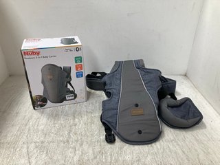 NUBY NEWBORN 3-IN-1 BABY CARRIER IN GREY: LOCATION - H16