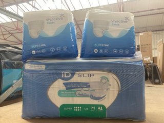 ID SLIP ULTRA ABSORBENT DISPOSAL ALL-IN-ONE BRIEFS 28PCS TO INCLUDE 2 X VIVACTIVE PANTS: LOCATION - H13