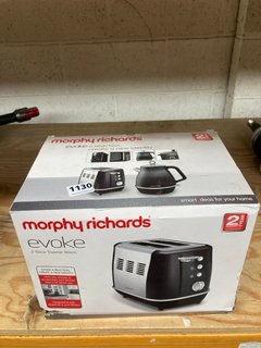 MORPHY RICHARDS EVOKE 2 SLICE TOASTER IN BLACK: LOCATION - H11