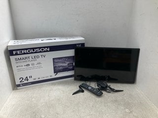 FERGUSON 24" SMART LED TV WITH DVD PLAYER: LOCATION - E6