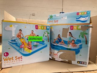 INTEX WET SET COLLECTION PLAY CENTRE TO INCLUDE SWIM CENTRE FAMILY POOL: LOCATION - E8