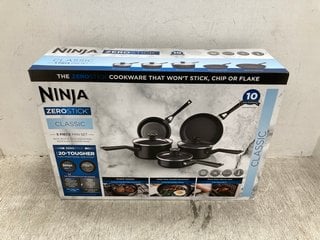 NINJA ZERO STICK CLASSIC 5 PIECE PAN SET - RRP £139.99: LOCATION - E1