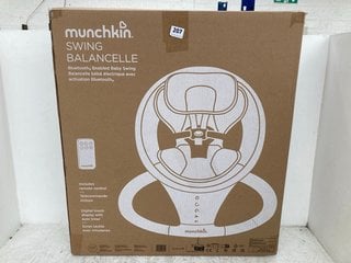 MUNCHKIN SWING BALANCELLE - BLUETOOTH ENABLED BABY SWING RRP £179: LOCATION - E11