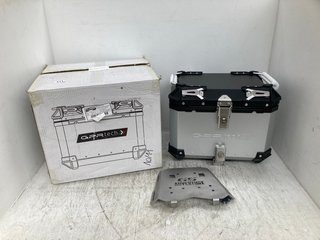 GPR TECH MOTORCYCLE TOP CASE 35L FOR BMW R 1250 GS ADVENTURE 2019/2020 E4 IN SILVER RRP £309: LOCATION - E11