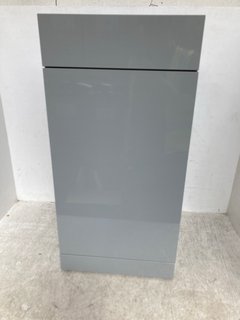 ASHFORD 400MM CLOAKROOM UNIT FOR I SHAPED FURNITURE - IN WHITE GLOSS: LOCATION - E14