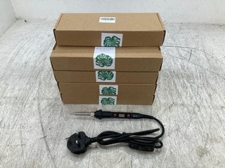 QTY OF 80W LCD SOLDERING IRONS WITH ADJUSTABLE TEMPERATURE: LOCATION - E15