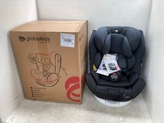 GLOBALKIDS GROUP 0/1/2/3 CAR SEAT IN DARK GREY RRP £127: LOCATION - E2