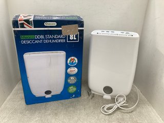 MEACO DD8L STANDARD DESICCANT DEHUMIDIFIER IN WHITE: LOCATION - E18