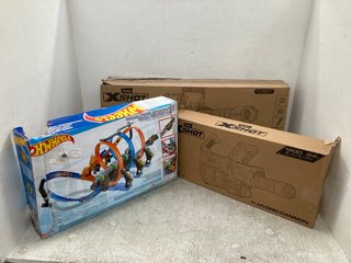 3 X ASSORTED KIDS TOYS TO INCLUDE ZURU X SHOT HYDRO CANNON: LOCATION - E18