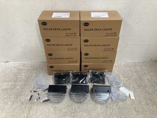 8 X 6PCSKS SOLAR DECK LIGHTS: LOCATION - F18