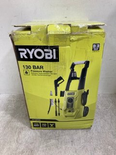 RYOBI RY130PWA 130 BAR PRESSURE WASHER: LOCATION - F17