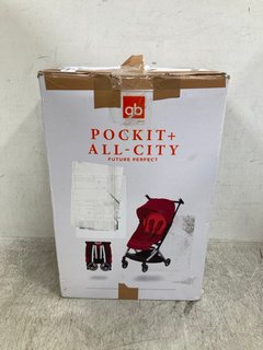 GB GOLD POCKIT+ ALL CITY VANILLA BEIGE-BEIGE PUSHCHAIR: LOCATION - F17