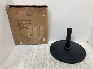 PLAIN PARASOL BASE IN BLACK: LOCATION - F15