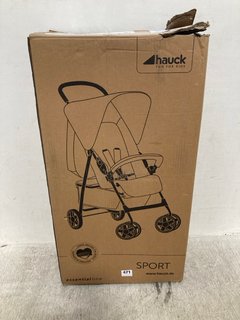 HAUCK SPORT LIGHTWEIGHT STROLLER IN BLUE: LOCATION - F13