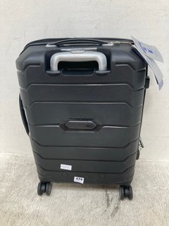 SAMSONITE HARD SHELL CABIN BAG IN BLACK: LOCATION - F13