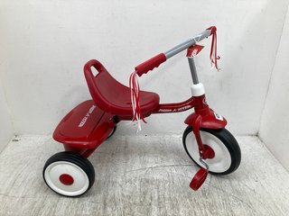 RADIO FLYER TRICYCLE IN RED 421Z: LOCATION - F12