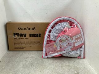 RED KITE DREAMY MEADOW PLAY GYM IN PINK TO INCLUDE UANL AUTO PLAY MAT: LOCATION - F11