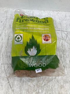 BAG OF CERTAINLY WOOD FLAMING FIREWOOD: LOCATION - F7