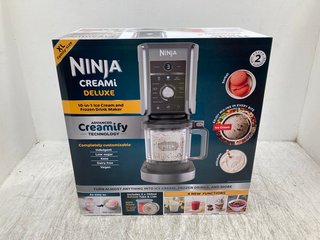 NINJA CREAMI DELUXE 10-IN-1 ICE CREAM AND FROZEN DRINK MAKER RRP £249: LOCATION - F5