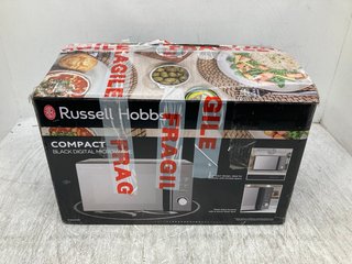 RUSSELL HOBBS 20L DIGITAL MICROWAVE IN BLACK: LOCATION - F2