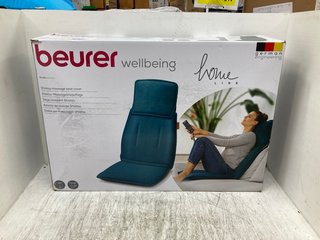 BEURER SHIATSU MASSAGE SEAT COVER RRP £229: LOCATION - F2