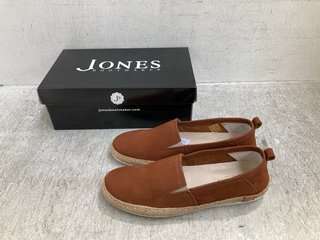 JONES BOOTMAKER MILAN WOMENS ESPADRILLES IN TAN UK SIZE 5: LOCATION - G3